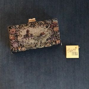 Vintage Italian Needle Point Clutch